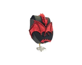 Leather Dragon Hunter Bag, Renaissance Medieval Pouch, Crossbody Sporran Style