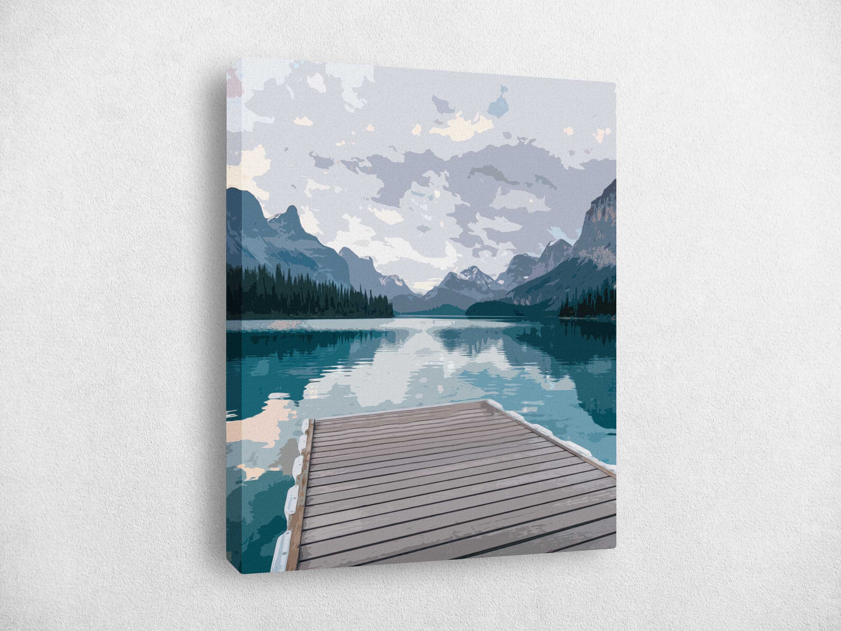 Jasper National Park Art Poster Canada Travel Poster Etsy