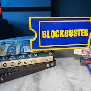 Blockbuster Video Decoration Sign