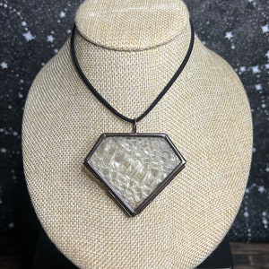 Snake Skin Glass Terranium // Pendant Necklace