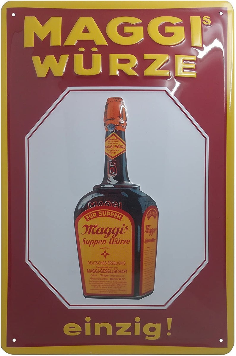 MAGGI Würze Retro Blechschild Nostalgie Küchen Werbung - Etsy.de