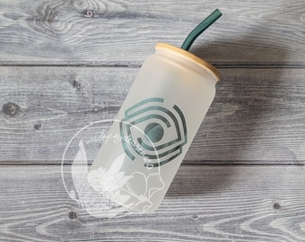 Spiritbox Eternal Blue Logo Glass Cup - 16 oz