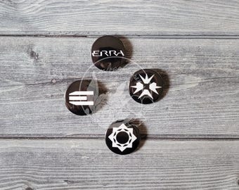 Erra Logos Pin Button Set