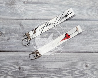 The Used In Love and Death Keychain FOB Wristlet