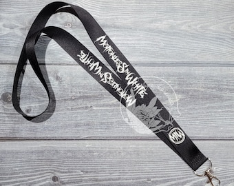 Bewegingsloos in wit logosleutelkoord