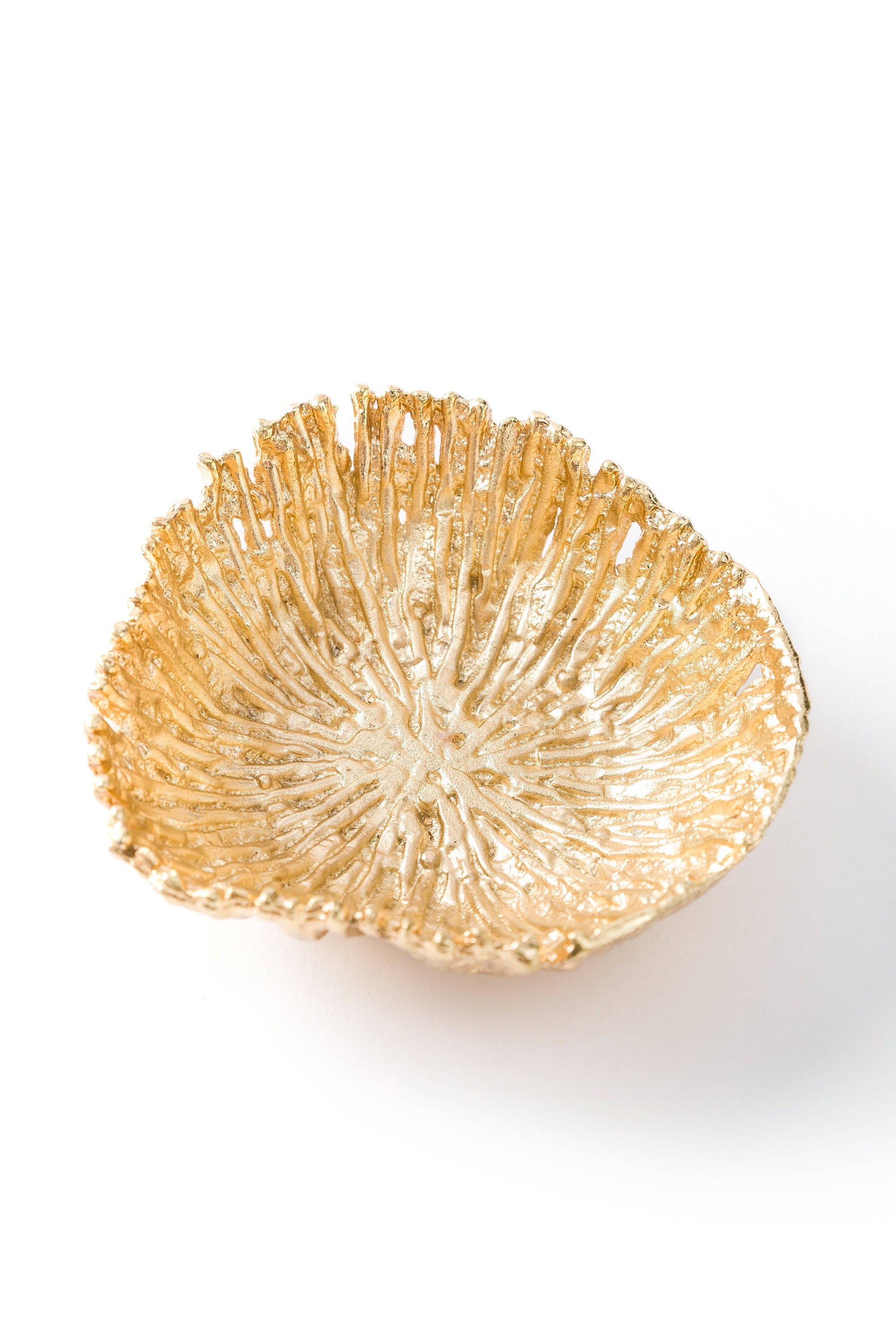Heirloom Gold Serving Bowls Organic Shape Nut Bowls for - Etsy