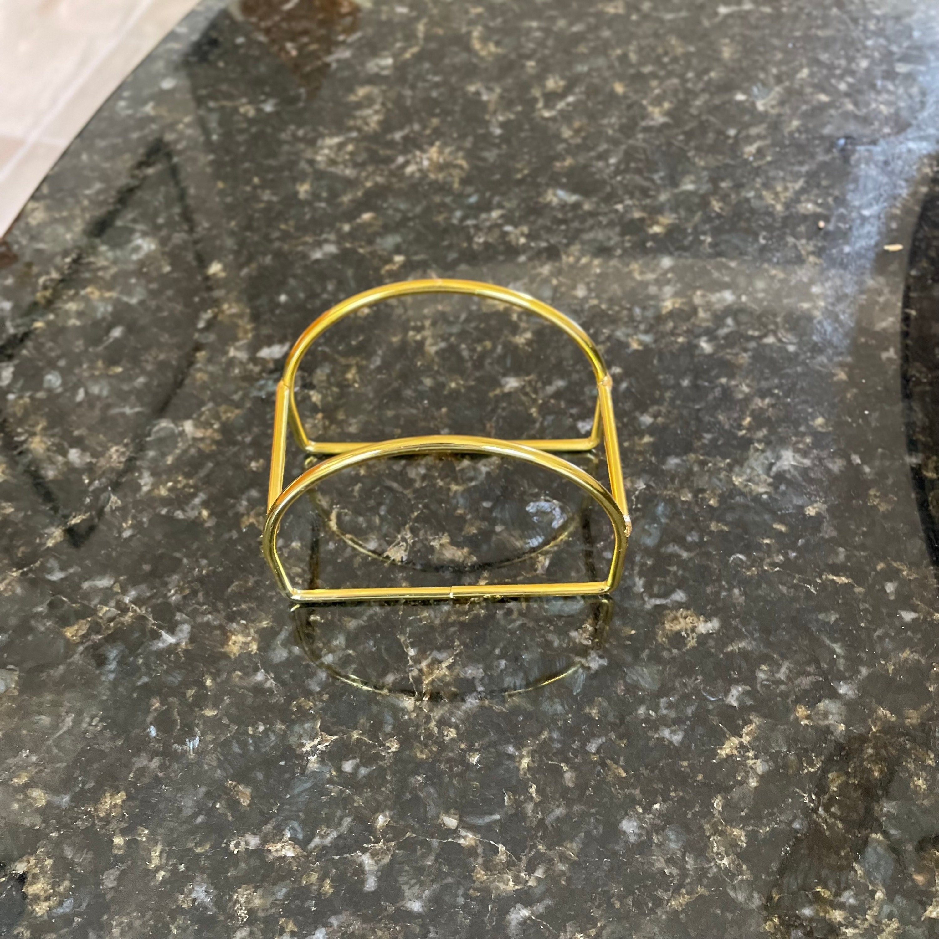 Simple Gold Metal Coaster Holder —fits All Coasters in My Shop! Gold ...