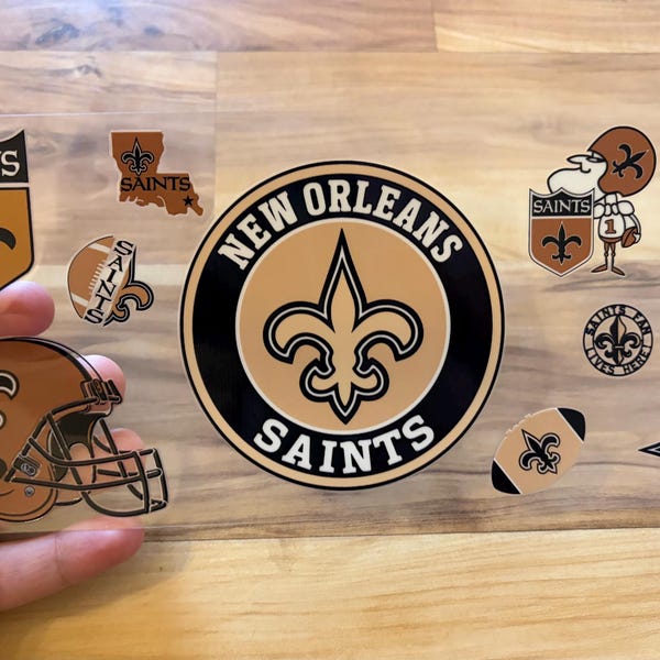 Envoltura de transferencia UV DTF Louisiana Football 2