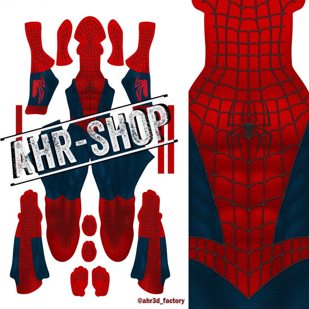 Spiderman 2002 Raimi Bodysuit Pattern Cosplay digital Download 