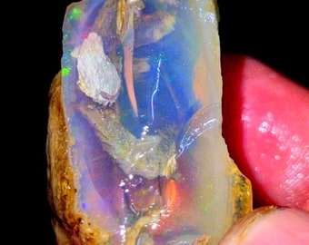 Opal Rough, Ethiopian Opal Raw, Crystal Opal Rough, Big Opal Rough, Fire Opal Rough, 109 Carats Natural Loose Opal Welo Fire Opal Rough.