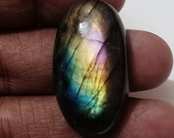1 Pc Natural Labradorite 48x16 mm 44 cts Gemstone Fancy shape,Beautiful Rare Design