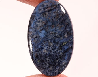 Fantastic Top Quality Natural Dumortierite  Oval Shape Cabochon Loose Gemstone For Making Jewelry 42.85 Ct 37X22X6 MM SA-4134