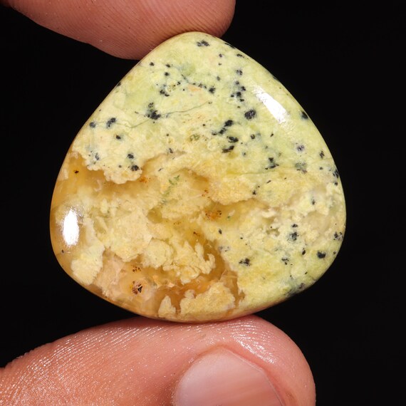Natural Green Opal Heart Cabochon Ct, 31X31X6 MM