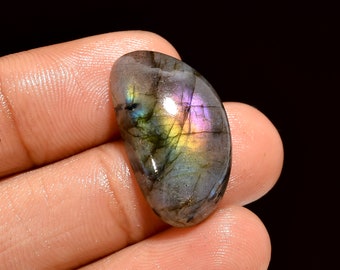 Wonderful Top Grade Quality 100% Natural Labradorite Fancy Shape Cabochon Loose Gemstone For Making Jewelry 20 Ct. 24X14X7 mm SA-3649