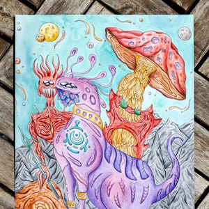 Forest fairytale illustration - Nursery wall decor