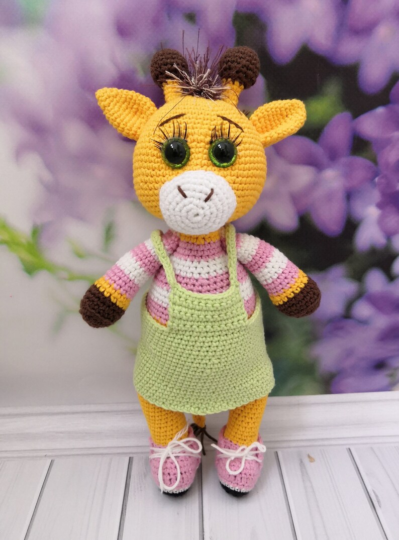 Knitted giraffes handmade giraffes amigurumi toys baby gift Etsy