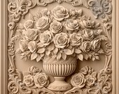 3D Flower Vase Laser Engraving Files: Glowforge Ready