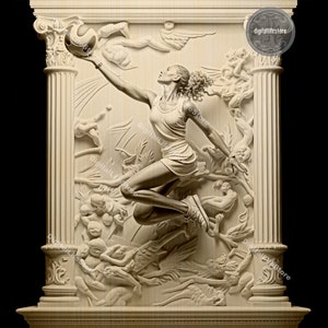 Volleyball player 3d Illusion laser engraving files with glowforge setting ,Volleyball engraving file laser cut files