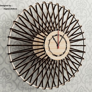 Wall Clock laser cut files,cnc files,laser cut,vector file,cnc files,cnc router files,laser cut,cnc files,laser cut files,laser cut file