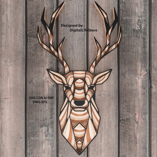 Router Template Deer - Etsy