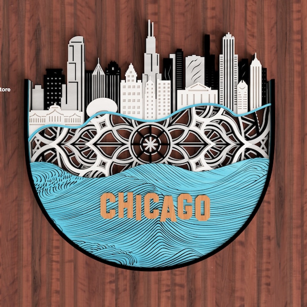 Laser Chicago Files Etsy
