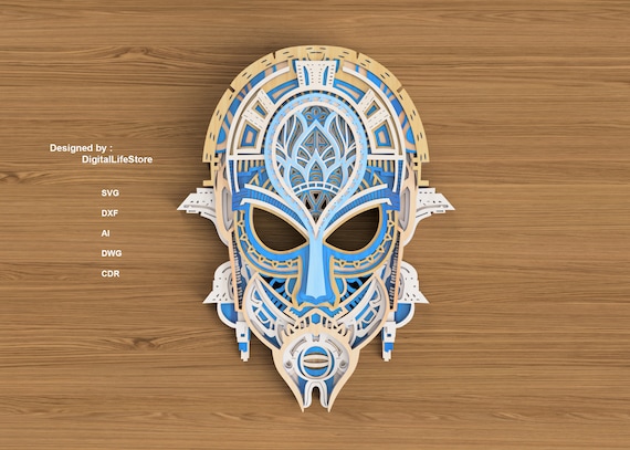 Cuttable Mask Design Laser Cut Mask Template