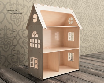 dollhouse laser cut files,laser cut template,laser cut vector,cnc files, cnc router files,cut files,laser cut,dollhouse svg laser cut files