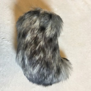 marble fox fursuit nub tail