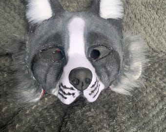 Marble fox therian/cosplay mask