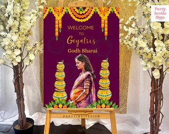 Annaprashan Welcome Sign | First Rice Feeding Ceremony Sign | Annaprashana Decoration | Printable Welcome Poster | Annaprasanam Decor Sign