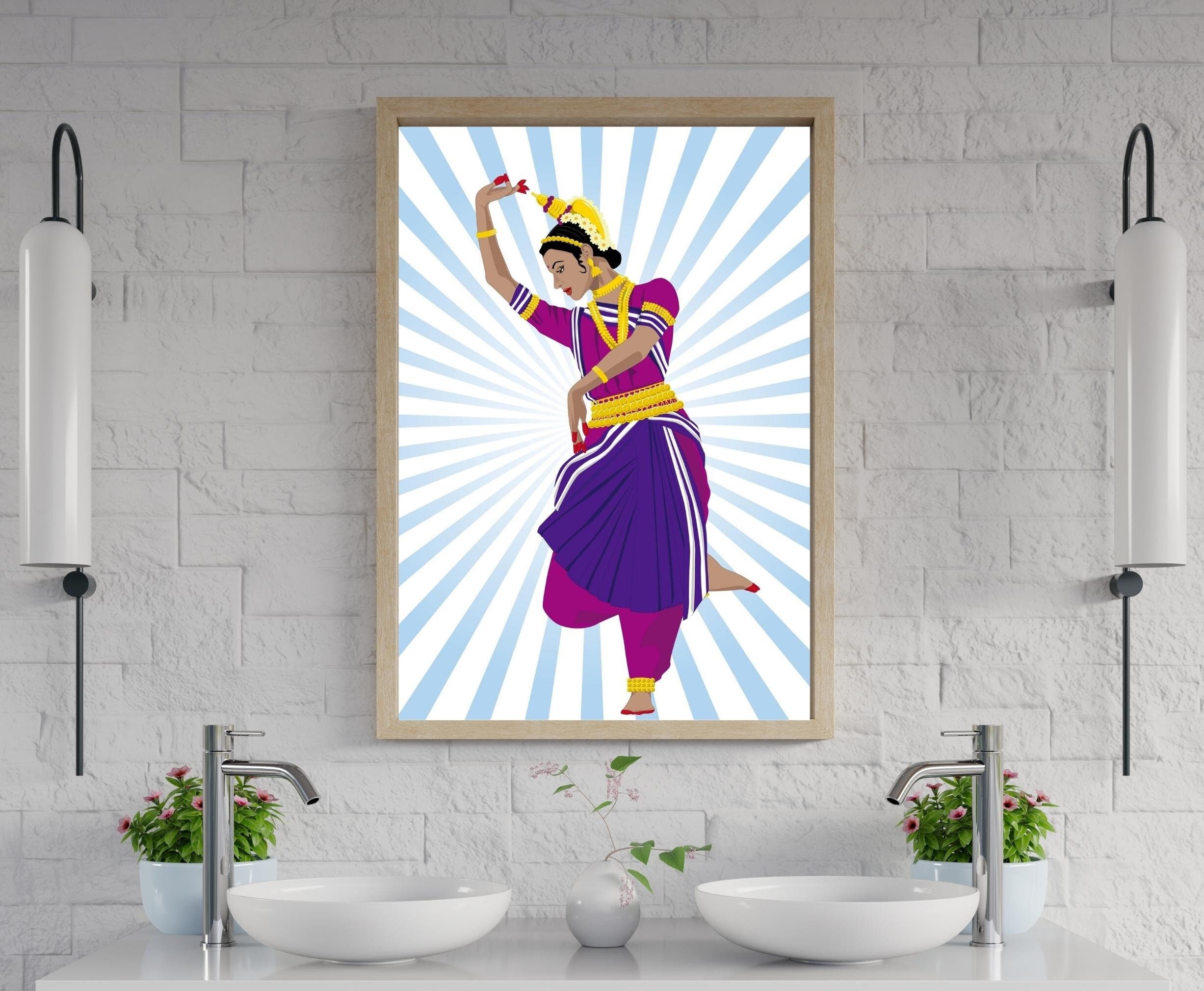 Bharatanatyam Art - Etsy Singapore
