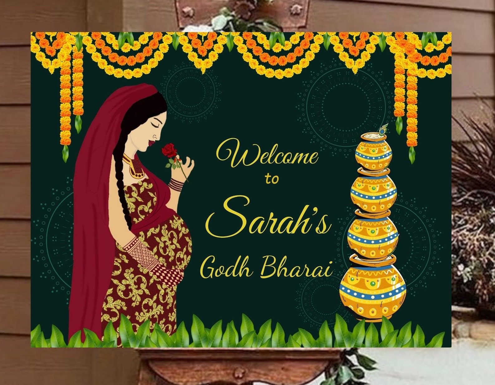 Buy Godh Bharai Sign Godh Bharai Sign Seemantham Decor Online in India Etsy