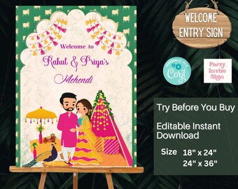 Couple Haldi signages & Pithi signages, Haldi decoration as Haldi decor sign, Holud signages, Welcome to Haldi Signs as Haldi Welcome Signs