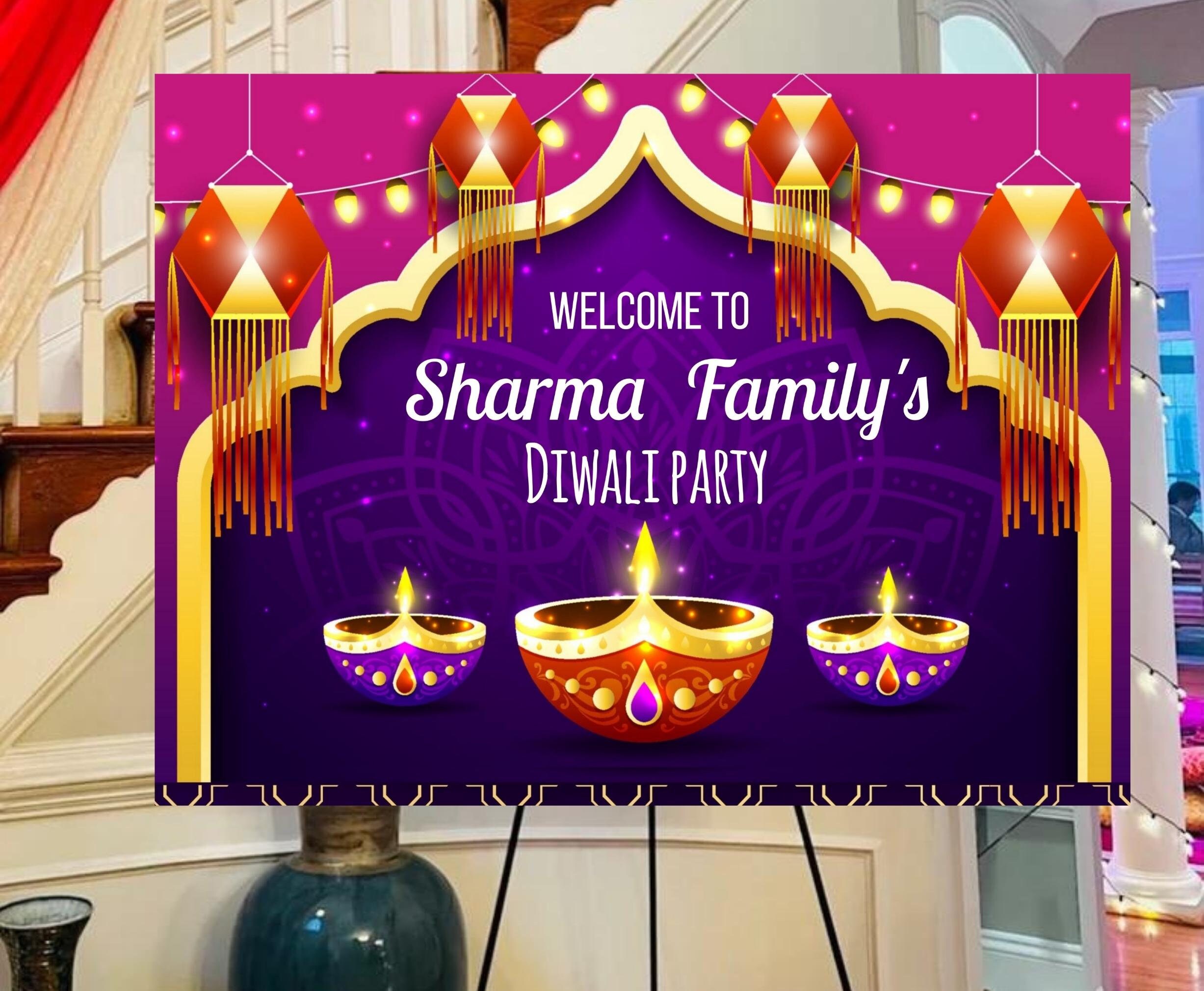 Diwali Signs & Diwali Party Signs, Diwali Signs as
