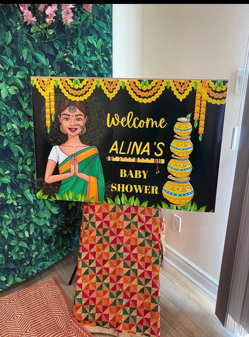 Godh Bharai Decor Godh Bharai Ceremony Godh Bharai Sign - Etsy