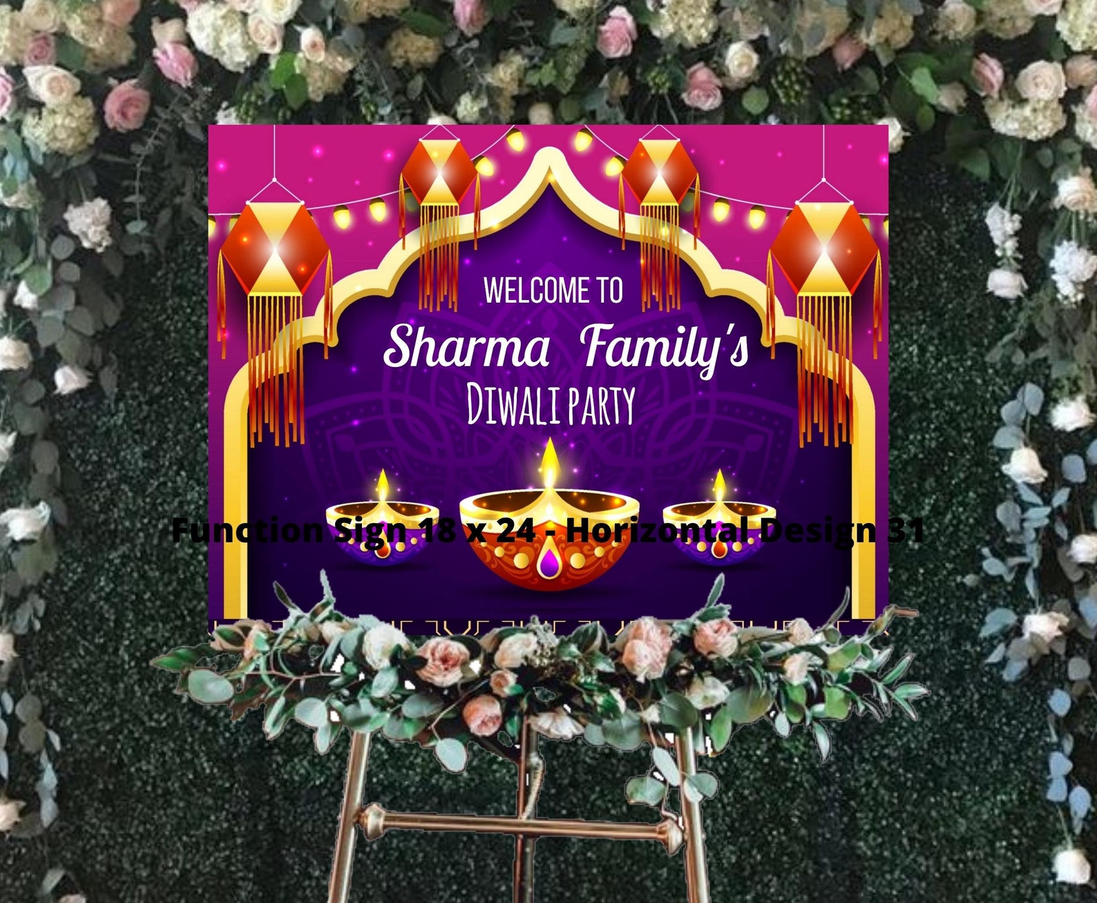 Diwali Signs & Diwali Party Signs, Diwali Signs as