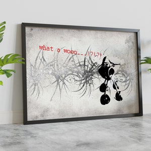 額入りアートプリント - ファンキーボーイの絵画 - キャンバス
