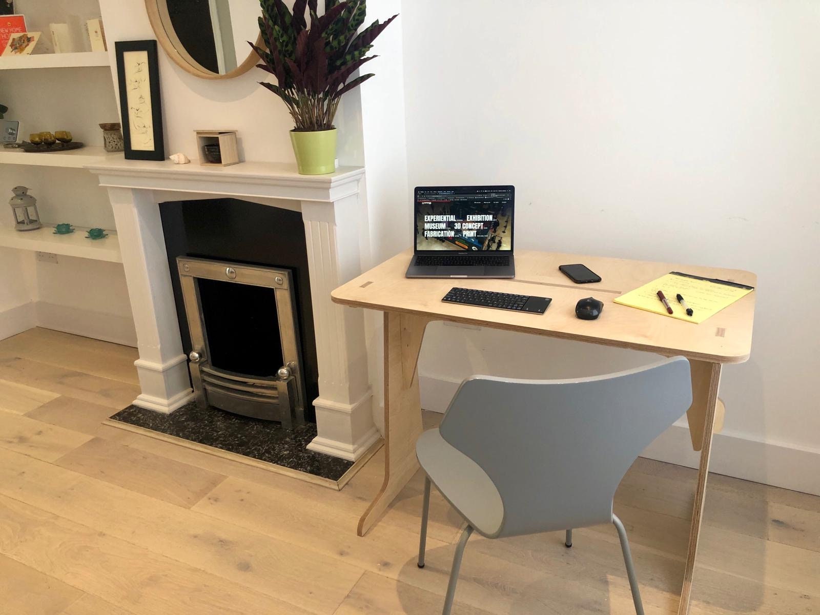Ply Flat Pack Desk Etsy