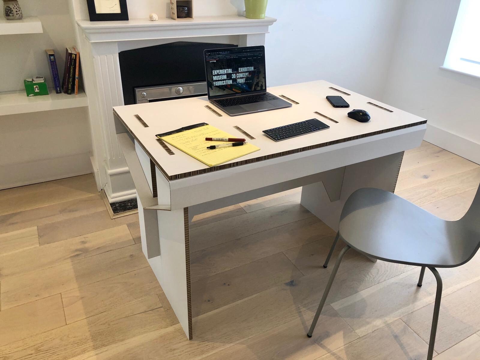 Cardboard pop up Desk Etsy