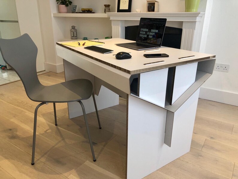 Cardboard pop up Desk Etsy