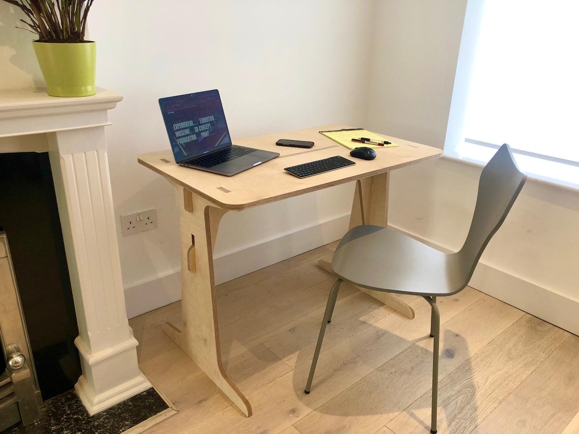 Ply Flat Pack Desk Etsy