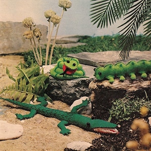 VILT speelgoed naaipatroon PDF krokodil rupsslang