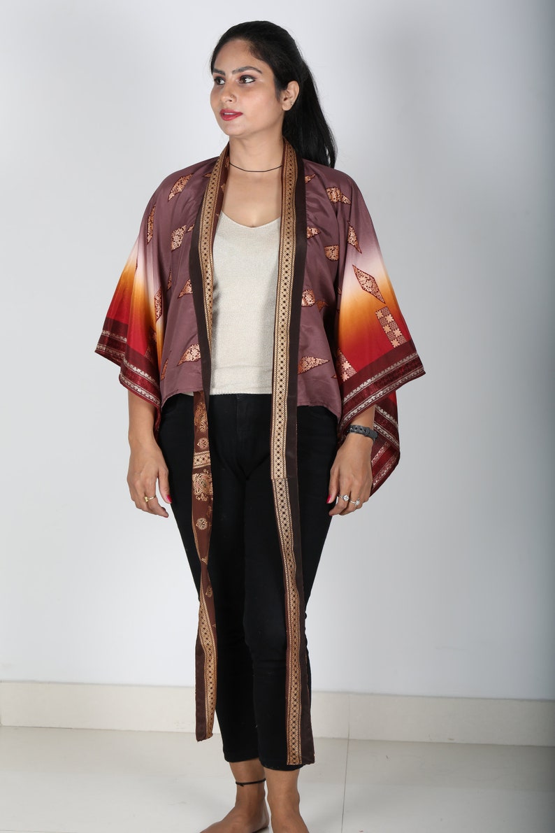 Vintage Dress,Boho Beach Cover up,Hippie Blouse Top,Kimono Robe,Bohemian Kimono,Kimono Top,Bridesmaid Gift,Summer Top,Christmas Gift for Her