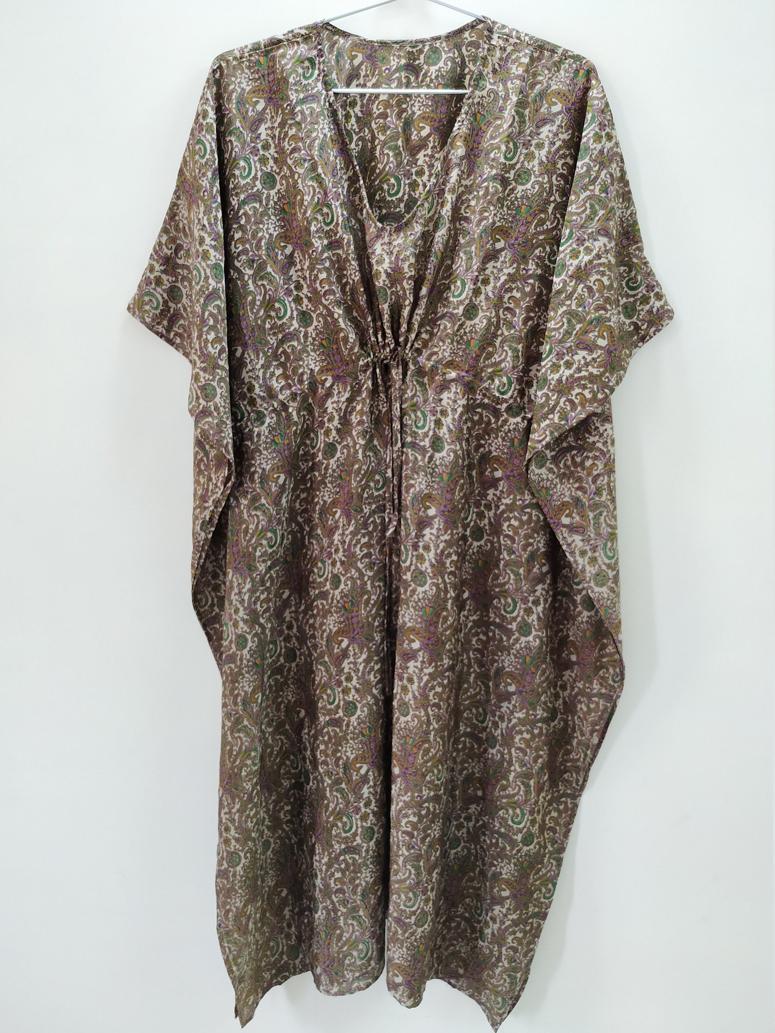 Kaftan Caftan Extra Large Long Tunic Trimmings for Women Etsy