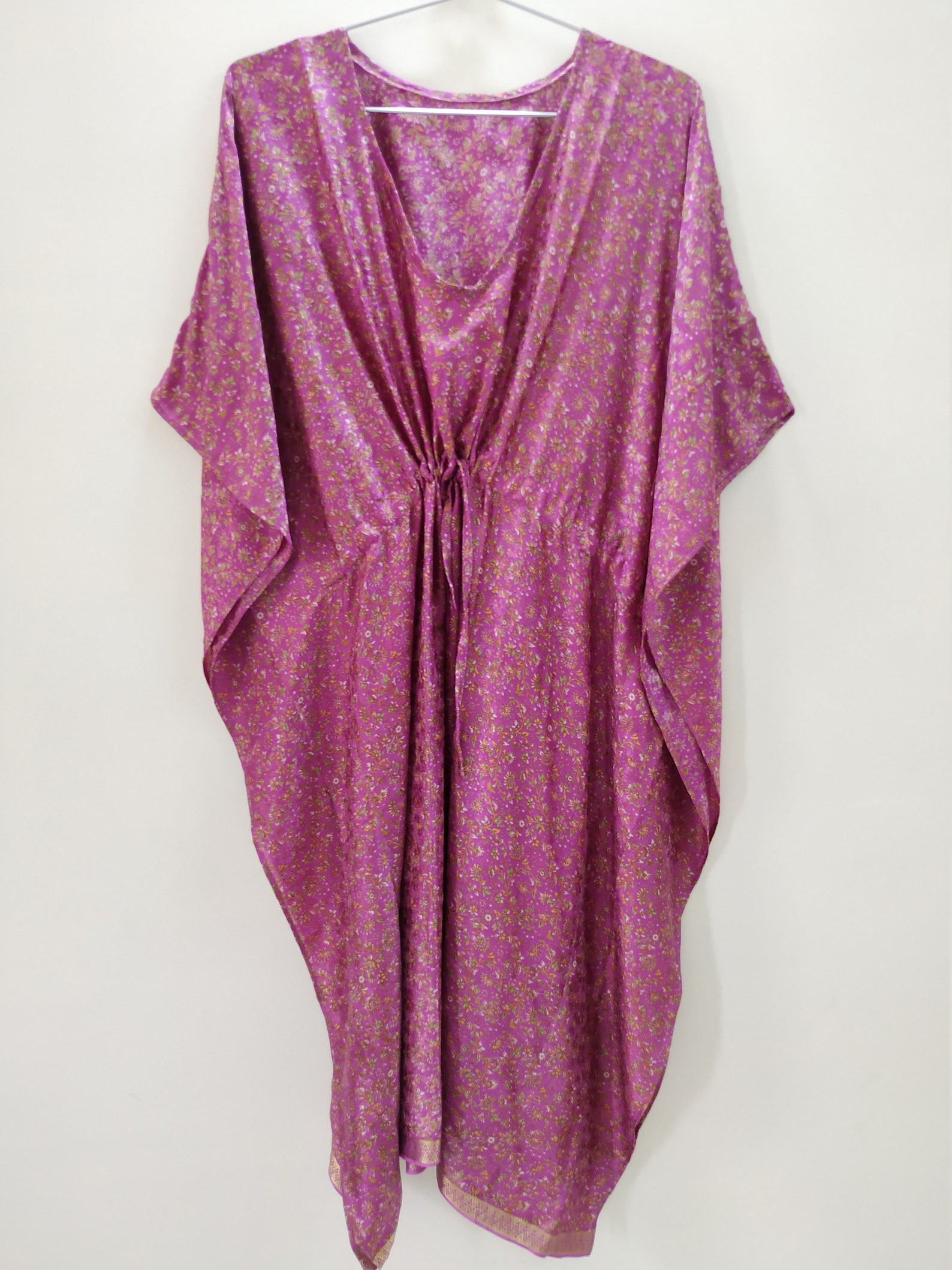 Spa Dressing Gown Large Long Tunic Sleeveless Kaftan Party Etsy
