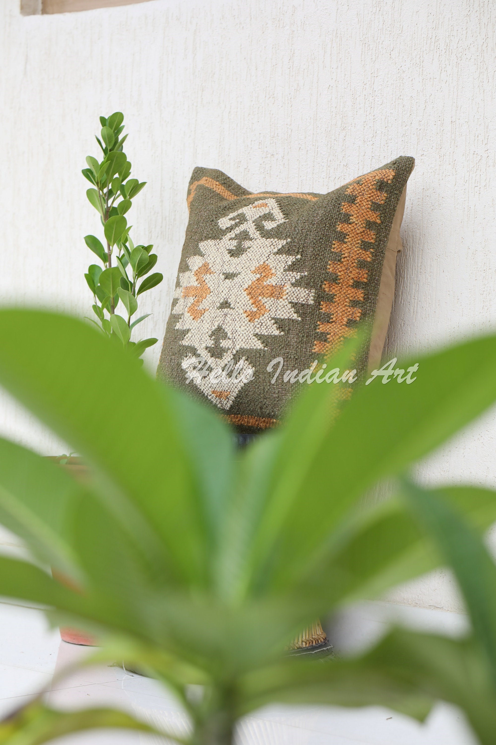 3 Set of Vintage Jute Cushion Covers/Designer Cushion Covers Etsy