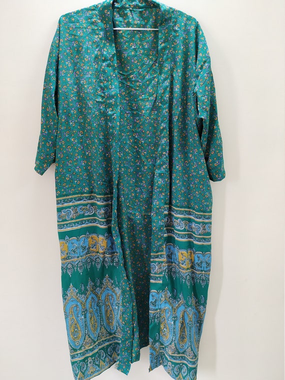 Vintage Art Saree Kimono Beachwear Vintage Kimono Jacket | Etsy