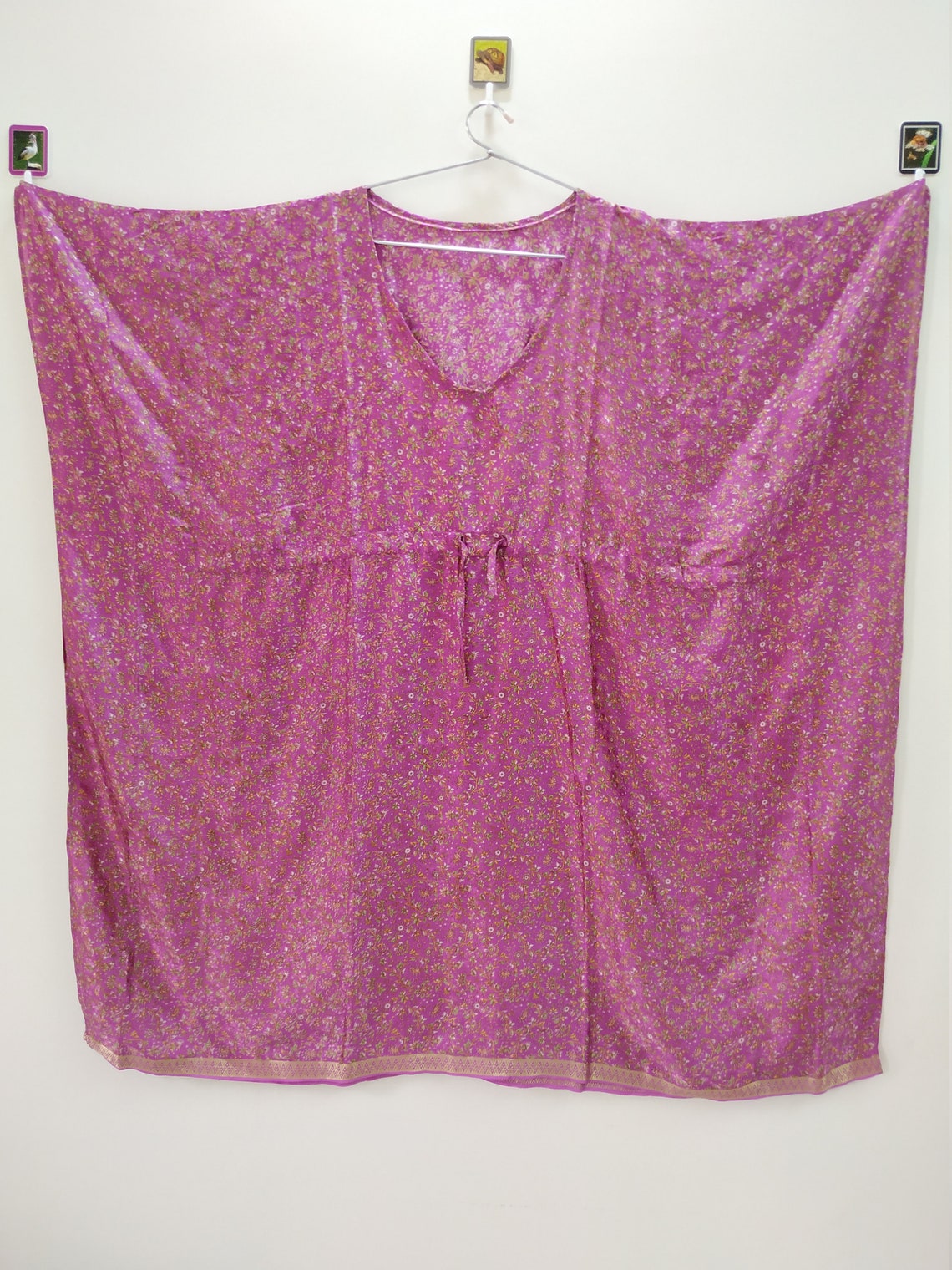 Spa Dressing Gown Large Long Tunic Sleeveless Kaftan Party Etsy