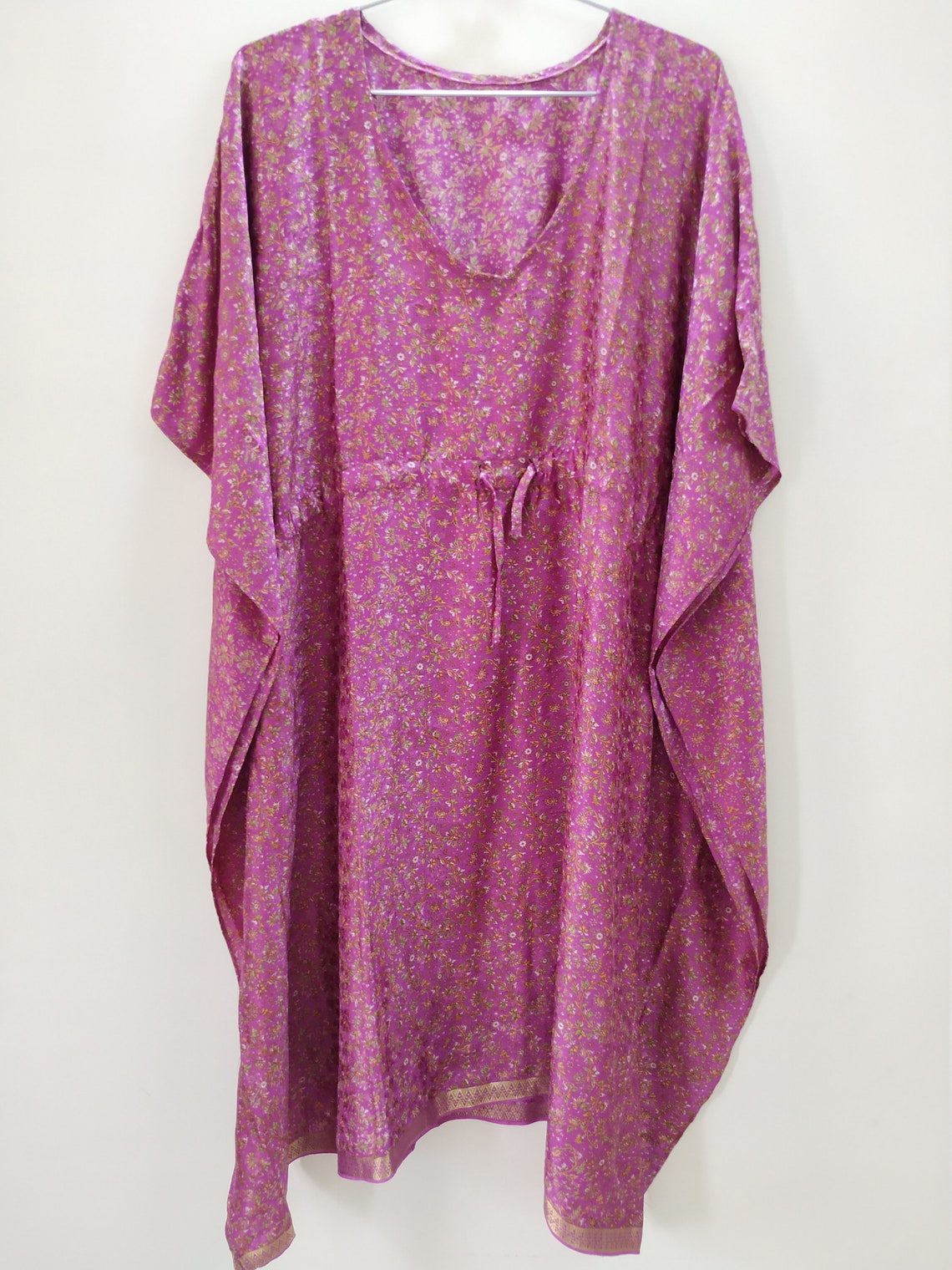 Spa Dressing Gown Large Long Tunic Sleeveless Kaftan Party Etsy
