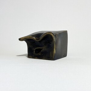 Compassion Cube Emotion Patina bronze or color image 4
